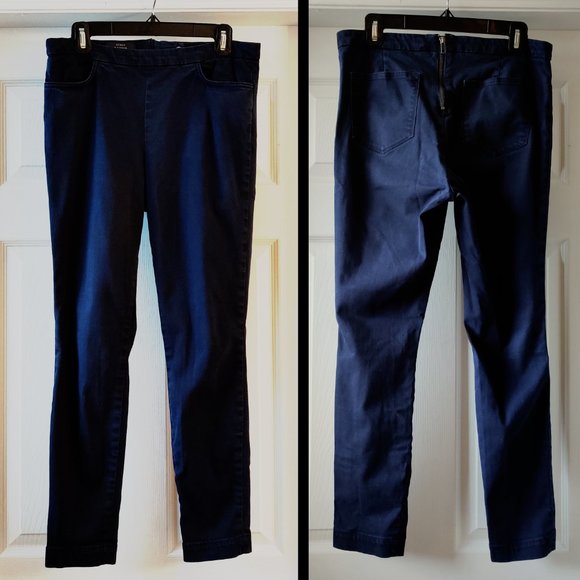 J. Crew Dannie Navy Blue Pants with Back Zipper - Picture 7 of 7